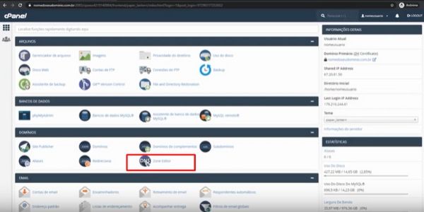 como adicionar entrada mx google apps cpanel