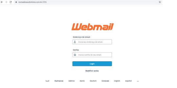 webmail cpanel