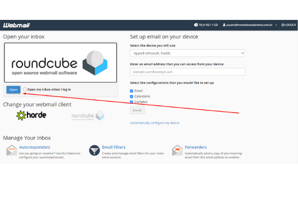 Configurando Assinatura de Email no Roundcube Cpanel