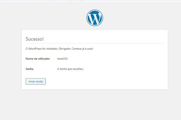 acessando o wordpress instalado no cpanel 6